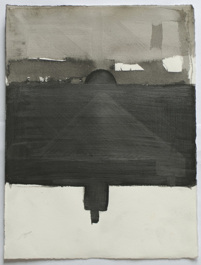 Paul Pagk, Sans titre, 2013_Encre et graphite sur papier Arches, 38 x 28 cm © Galerie Eric Dupont, Paris